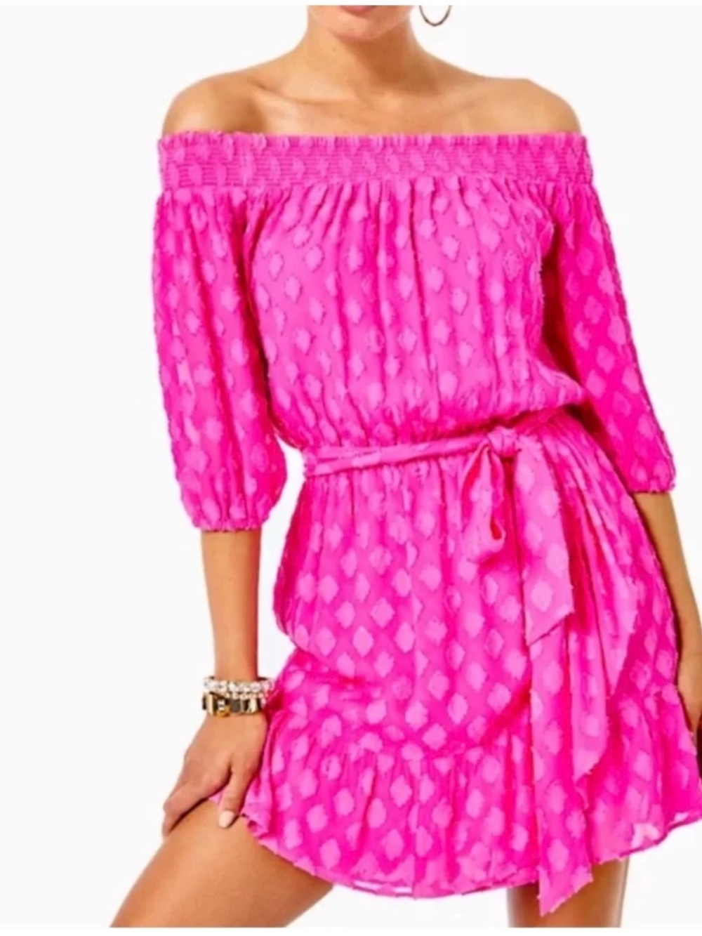Lilly Pulitzer Rochelle Romper Plumeria Pink